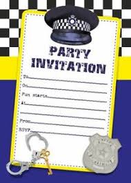 Get it as soon as thu, jun 3. 10 X Police Children Birthday Party Invitations Or Thank You Cards Ebay