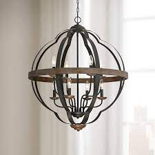 If you don't have a lot of space in your room, a mini chandelier may be more suitable. Quoizel Siren 28 W 8 Light Black Metal Cage Foyer Chandelier 20r10 Lamps Plus