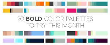 Maybe you would like to learn more about one of these? 20 Bold Color Palettes To Try This Month August 2015 Creative Market Blog
