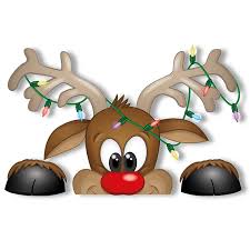Amazon De Fensterbilder Neugieriger Weihnachtsmann Und Rudolph Das Rentier M Fensterbilder Weihnachten Basteln Basteln Weihnachten Weihnachten Illustration