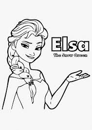 Newer post older post home. Coloriage Elsa Gratuit A Imprimer