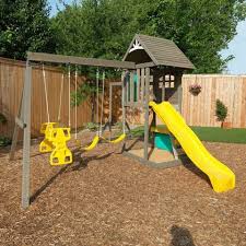 We apply a transparent stain that enhances the natural beauty of the lumber to compliment any yard. 10 Best Swing Sets For Your Yard 2020 Best Backyard Playsets