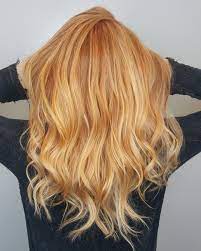copper and blonde hair blonde copper hair toner blonde haare rotblonde haare haare balayage