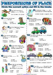 Present simple passive exercises pdf i am/you are/he is invited. Prepositions Esl Printable Worksheets And Exercises