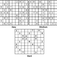 This hardest sudoku puzzle is characterized by the fact that only a few numbers are shown in the sudoku square, which consists of 9 small squares, where the cells are located 3x3. Sudoku Puzzles Used As Test Data Download Scientific Diagram