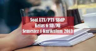 Yakni subtema 1 organ gerak hewan subtema 2 manusia dan lingkungan serta subtema 3. Soal Dan Jawaban Uts Sbk Kelas 6 Sd Mi Semester 1 Kurikulum 2013 Sekolah Dasar