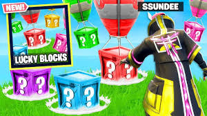 3 items will be on rotation in the vending machine and will rotate every few secondsyou can also use your pickaxe to pick and rotate the items. Lucky Blocks New Game Mode In Fortnite Youtube