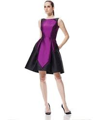 Theia 882557 Colorblock Cocktail Dress In 2020 Knee Length Cocktail Dress Dresses Cocktail Dress