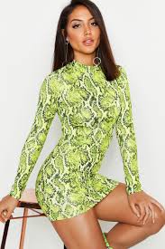 Snakeskin Shirt Dress Boohoo Free Delivery Zwh Com Pk