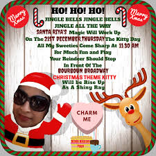 Christmas Theme Kitty Party Invitation Ritvik Niknam Page On Facebook Cat Party Party Invitations Kitty Party Themes
