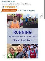 Stop what you're doing!🚨On Pace Race pacer Tom Perri's new book “Running:  My Salvation from Stage 4 Cancer” is out now! All proceeds benefit the  American Red Cross. 🙌🏻❤️ Buy now ➡️