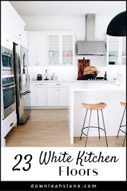 23 White Kitchens Without Wood Floors Down Leah S Lane Kitchen Trends Timeless Kitchen Kitchen Design