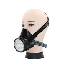 Shop Half Face Gas Mask Respirator Anti Dust Haze Fog Mask Spray Paint Industrial Chemical Gas Respirator Mask Online From Best On Jd Com Global Site Joybuy Com
