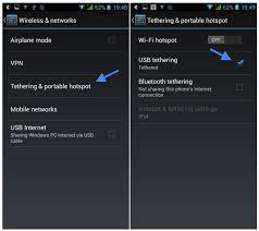 I am trying to use my mobile data to boost my internet speed on my desktop by using clockwordmods tether app. How To Enable Usb Tethering