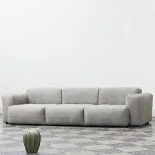 Mags Sofa Soft مع طبقات مقلوب وحدات وحدات والأقمشة والجلود إنشاء Sofa الخاصة بك Hay