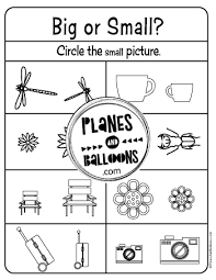 Big And Small Worksheets Pdf Planes Balloons Let S Make Learning Fun In 2020 Free Preschool Worksheets Preschool Worksheets Free Printables 3 Year Old Preschool