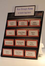 Name tags can be caught from fishing as part of the treasure category with a 1⁄6 chance after the 5% chance of being a treasure catch. Lobby Name Tag Tamer Portable Name Badge Display Boards