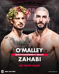 Sean O'Malley will face Aiemann Zahabi at the UFC White House card 🚨