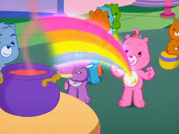 Care bears are like clone high; A Little Help Care Bear Wiki Fandom Powered By Wikia Blowing Up Balloons Rainbow Light New Inventions
