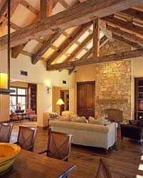 Open Beam Ceilings Remodelingguy Net Barn Living Mediterranean Living Rooms Home