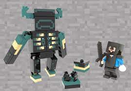 Lego minecraft ideas and predictions. I Made The Warden From The Caves And Cliffs Update In Lego Minecraft