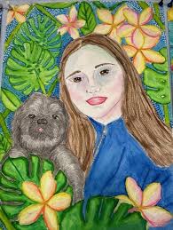 🎨 Year 7's Amazing Self-Portraits! 🎨 Our talented Year 7 students have  been hard at work creating stunning self-portraits, inspired by the  incredible Australian artist and Archibald Prize winner, Del Kathryn Barton!