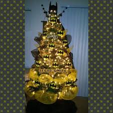My Son Christmas Tree Batman Theme Batman Christmas Tree Batman Decor Christmas Trees For Kids