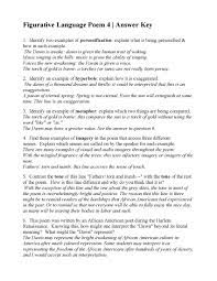 The writer often uses figurative language to the other possible answer choices in the question are much more straightforward and use academic vocabulary but do not draw any comparisons beyond. Figurative Language Poem 4 The Dawn S Awakening By Otto Leland Bohanan Answers