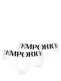 Emporio Armani Stretch Modal Jersey Boxer Briefs Navy Men