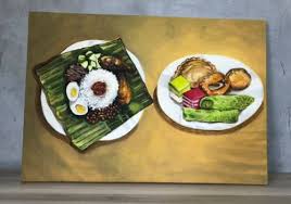 Lukisan nasi lemak secawan kopi dan sepotong kuih. Terpegun Tengok Lukisan Secantik Ini Tak Sangka Ia Dihasilkan Oleh Seorang Wanita Istimewa