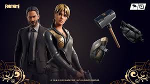John wick is a set of cosmetics in battle royale themed around the infamous fictional assassin, john wick, from the cinematic franchise of said character. Halle Berry Comes To Fortnite With A New John Wick Themed Costume Gamesradar