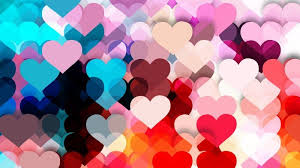 Colorful Love Background In 2020 Love Backgrounds Heart Wallpaper Vector Free