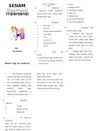 Leaflet jus tomat untuk hipertensi. Leaflet Hipertensi
