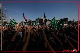 دسته عزاداری طویریج با شعار "لبیک یا حسین" وارد حرم سیدالشهدا شد