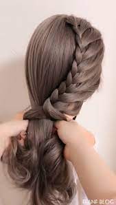 Believe It Or Not This Impressive Style With Its Appearance Of Loose Knots Revolves Around A Simple Long Hair Tips Braids For Long Hair Braids For Short Hair