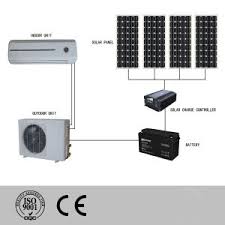 grid 100 48v dc solar air conditioner