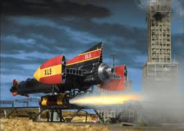 Image result for fireball xl5 rocket takeoff