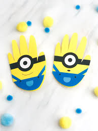 5 out of 5 stars. Simple Handprint Minion Card Craft For Kids