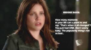 Instyle brings you the latest news on actress sophia bush, including fashion updates, beauty looks, and hair transformations. Love Brooke Davis Quotes Quotesgram