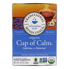 Traditional Medicinals Organic Cup Of Calm Herbal Tea In 2021 Herbalism Herbal Tea Medicinal Tea