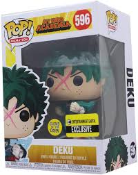 I'm the deku who always does his best! Amazon Com Funko The My Hero Academia Deku Cowl Glow In The Dark Pop Vinyl Standard Toys Games
