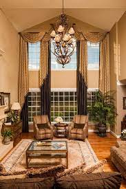 Challenging Windows Beautiful Results In 2021 High Ceiling Living Room Curtains Living Room Home Decor