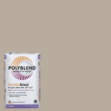 Custom Building Products Polyblend 386 Oyster Gray 25 Lb Sanded Grout Pbg38625 The Home Depot