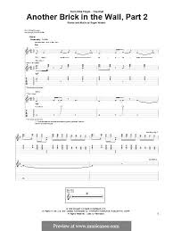 Chordify is your #1 platform for chords. Another Brick In The Wall By R Waters Sheet Music On Musicaneo