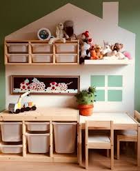 Kinderzimmer Mit Ikea Trofast Und Latt Baby Zimmer Deko In 2020 Kids Bedroom Decor Baby Room Decor Ikea Trofast