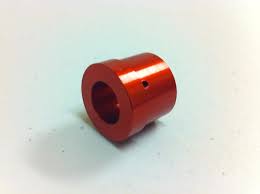 red anodized aluminum heat sink