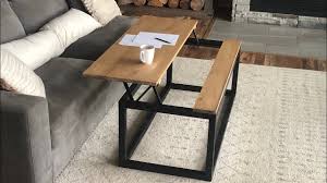 Lift top coffee table, yofe end table with hidden storage and open shelf, modern coffee table, rectangle tea table for living room, wood coffee table furniture, 43.3l x 18w x 18.5h, walnut, y3011. Building A Lift Top Coffee Table Youtube
