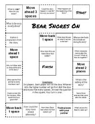 Bear Snores On Comprehension Gameboard Comprehension Games This Or That Questions Comprehension