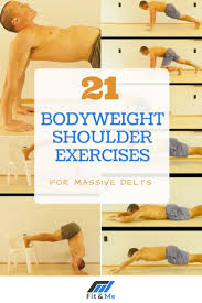 21 best bodyweight shoulder exercises