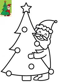 Mais si tu cherches d'autres images comme le sapin de noël, les lutins ou les rennes, alors lis bien ce qui suit car ça devrait t'intéresser. Coloriage Le Pere Noel Et Le Sapin A Telecharger Et Imprimer Pour Enfants